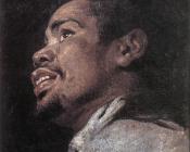 加斯帕德德克莱尔 - Head Study Of A Young Moor